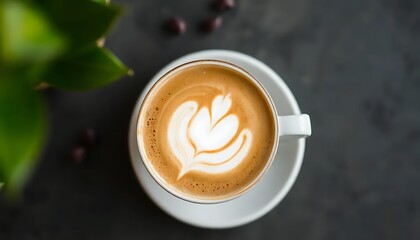 Cappuccino Coffee Latte Art 