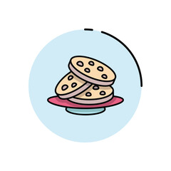 Cookies  vector icon