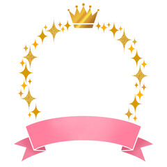 記念日　ランキング　エンブレム　アニバーサリー　優勝　金賞　勝利　アワード　周年　表彰　素材　見出し　タイトル　あしらい　飾り枠　飾り罫　リース　囲み　丸　飾り　豪華　高級感　キラキラ　おしゃれ　エレガント　シンプル　Gold award,anniversary,frame