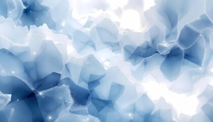 Obraz premium Abstract Ice Cave, a Stunning Light and Shadow Play
