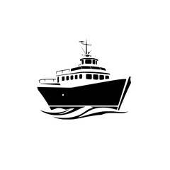 Majestic Ship Sailing on Calm Ocean Waves: A Serene Maritime Journey. Explore the tranquil beauty of sea voyages and nautical adventures.