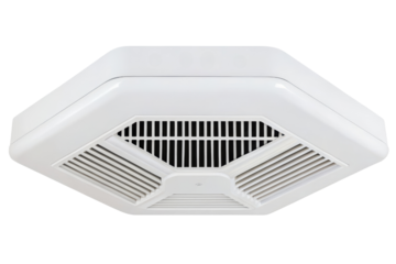 Modern air conditioning isolated with transparent background
