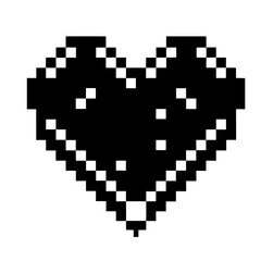 Pixel Heart Mosaic