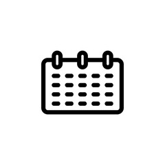 Naklejka premium calendar icon vector design template
