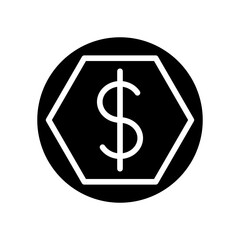 Coin money icon