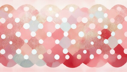 かわいい抽象的な壁紙、イラスト（ピンク、赤色）