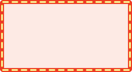 Light Frame Signboard Illustration