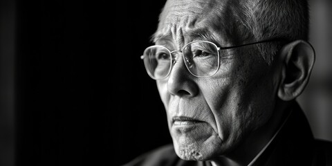 Contemplative Old Man