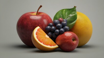 fruits in water splash