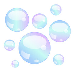 bubble pattern white background vector