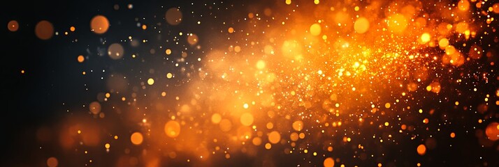 Obraz premium Abstract background featuring a vibrant orange glow effect against a dark backdrop with a grainy texture