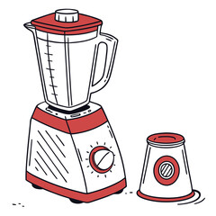 blenders vector color image on a white background 