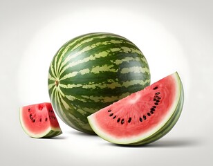 watermelon isolated in white background