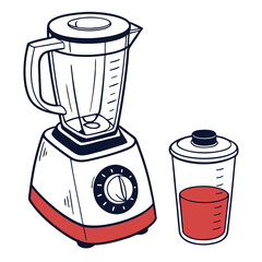 blenders vector color image on a white background 