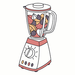 blenders vector color image on a white background 