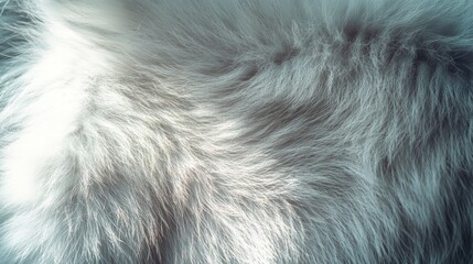 Obraz premium Silky, dense fur is illuminated in soft lighting, showcasing its rich texture and luxurious detail.