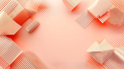 Coral shapes background design