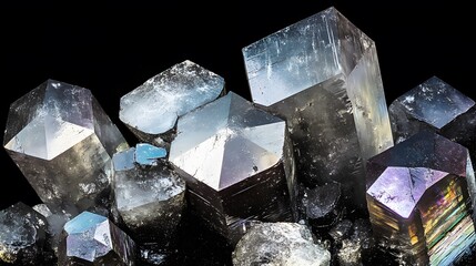 Stunning Smoky Quartz Crystal Cluster Macro Photography
