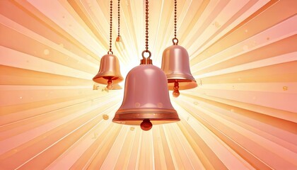 Obraz premium Radiant Bells – A Symbol of Celebration and Joy