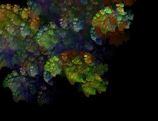 Imaginatory fractal abstract background Image