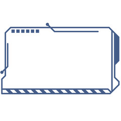 Futuristic Tech Frame