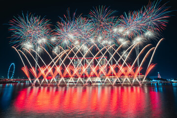 Singapore Countdown FIreworks
