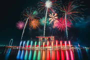 Singapore Countdown FIreworks