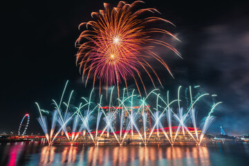 Singapore Countdown FIreworks
