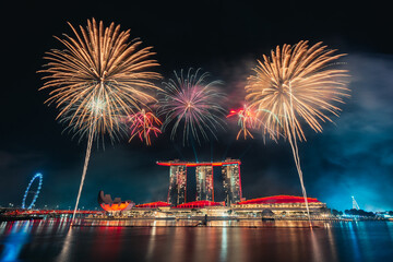 Singapore Countdown FIreworks