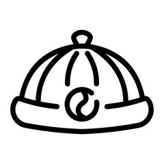 hat Line Icon
