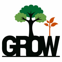 tree with roots and leaves