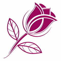 abstract floral design