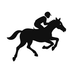 horse silhouette vector