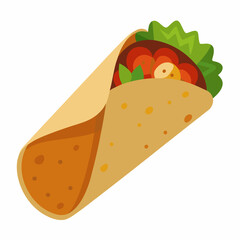 Vector illustration of a slice of pizza