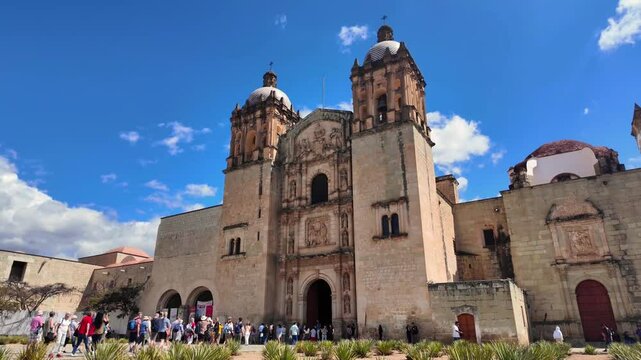 Igles&iacute;a principal de oaxaca en el centro de la ciudad, turismo en M&eacute;xico
