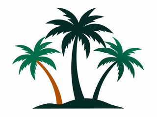 palm trees vector illustration