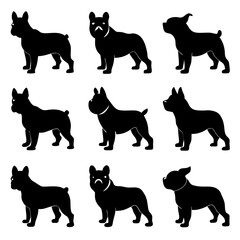 set of animals silhouettes