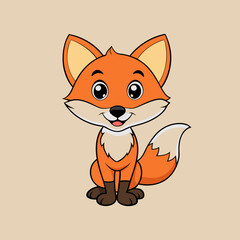 red fox cartoon