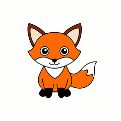 red fox cartoon