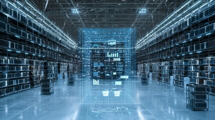 Modern Data Warehouse with Digital Visualization and Graphs in a Futuristic Library Environment