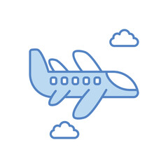 Airplane vector icon