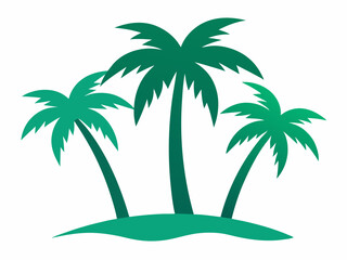 palm trees vector illustration