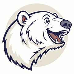 polar bear vector illustration