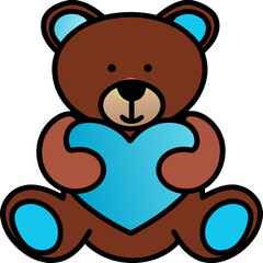 teddy bear with a heart