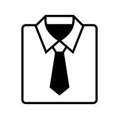 Stack of folded shirts icon vector