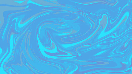 Abstract Fluid blue color shapes. Pastel Colored Background
