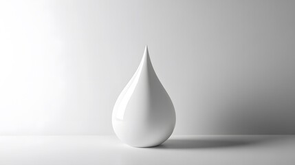 Fototapeta premium Tear Drop on Clear Background