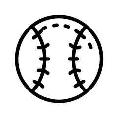 vector illustration of a cricket ball