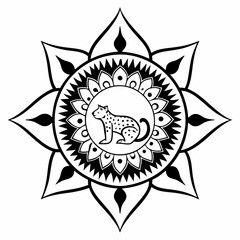 vector illustration of a mandala