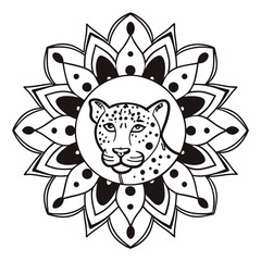 abstract flower vector